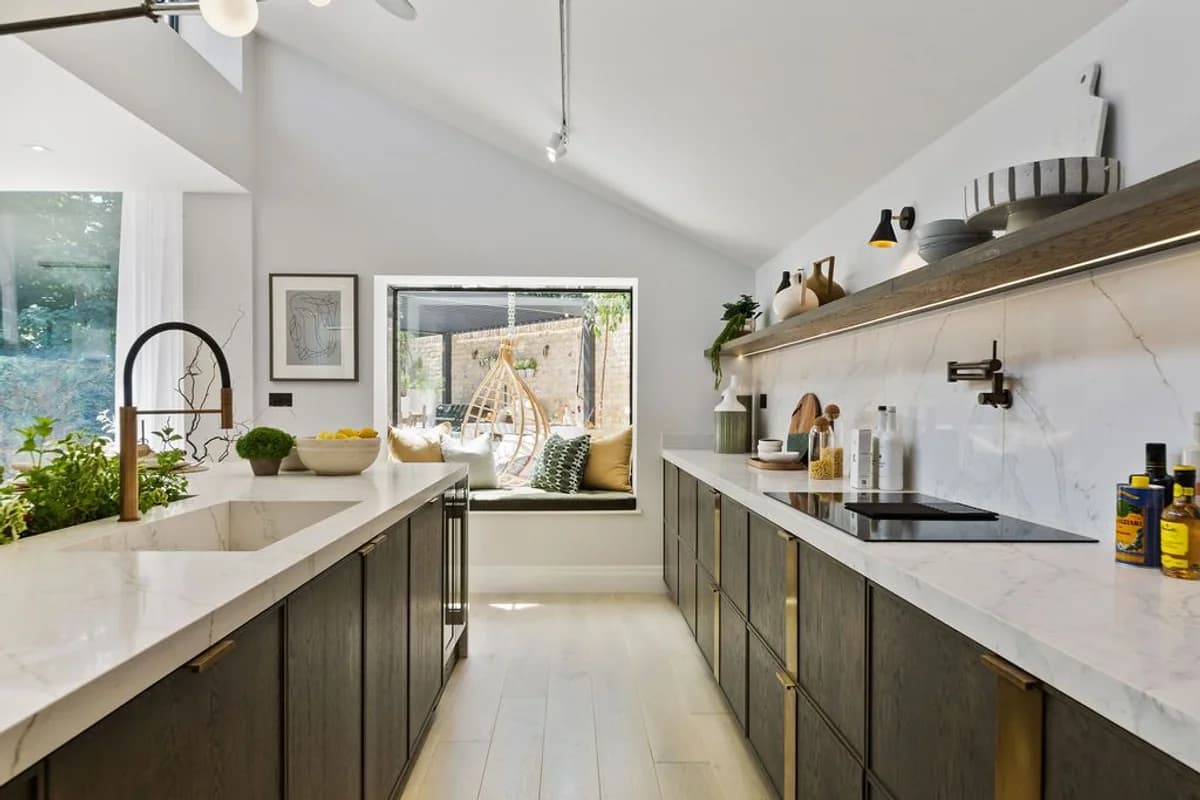 High-finish kitchen and interior detailing at Rosslyn Avenue.
